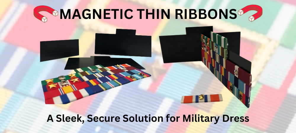 Magnetic Thin Ribbons comparison - a sleek, secure solution for military dress