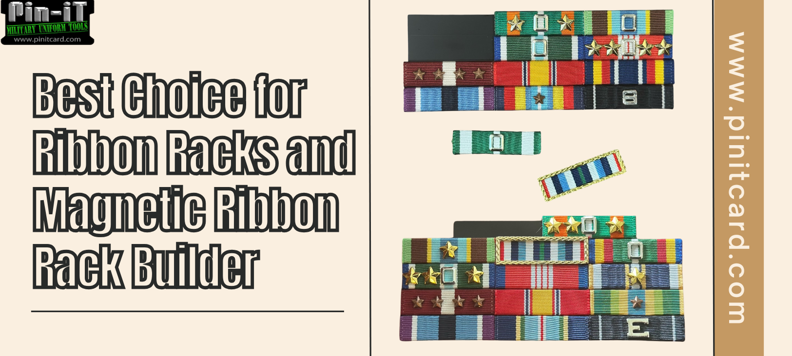 Why Pin-iT Military Uniform Tools is your best choice for ribbon racks and magnetic ribbon rack builder services
